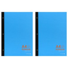 모닝글로리 5500 A4 3공 캠퍼스 유선 패드노트, 랜덤발송, 2개