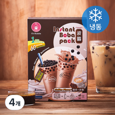 오스버블 인스턴트 보바팩 버블티 커피맛 4개입 (냉동), 260g, 4개