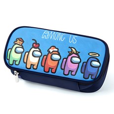 AMONG US 方形鉛筆盒, 藍色, 1個
