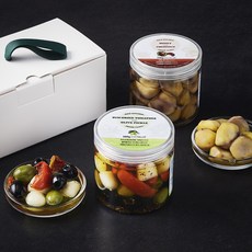 리코 절임 꿀밤이 330g + 썬 드라이 토마토 올리브 300g 선물세트