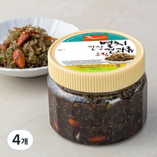 강경신안주식회사 간장멸치견과류 조림, 500g, 4개