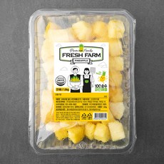 프레쉬팜 파인애플 조각, 1.6kg, 1개