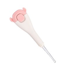블루버킷 유아용 애니멀 LED 이어클리너 핑크, 1개, 1개입