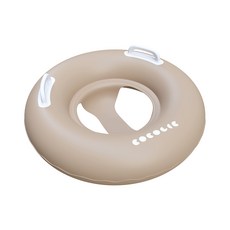 코코릭 어린이 아동용 물놀이 손잡이 보행기형 튜브 65cm, 모카, 1개