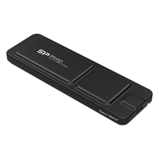 Silicon Power廣穎電通 高速外接式固態硬碟 SSD PX10, USB 3.2 Gen 2, 1TB, 黑色