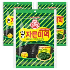 오뚜기 옛날 자른 미역, 50g, 3개