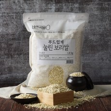 바른곡물 압맥 부드럽게 눌린 국산 보리쌀, 1.8kg, 1개 1.8kg, 1개