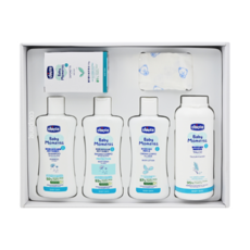 chicco 寶貝嬰兒植萃沐浴護膚禮盒, 1組