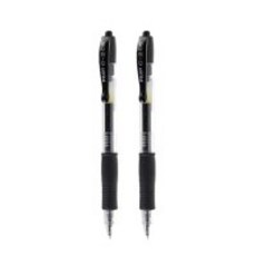 PILOT 百樂 0.5BL-G2中性筆 2支裝, 好握好寫, 久寫不易疲勞, 黑色, 2支