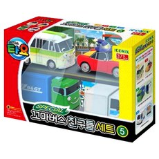 타요 스페셜 꼬마버스 친구들 5 작동완구 세트, 혼합색상, 1세트 1세트, 혼합색상