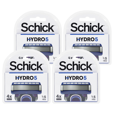 Schick 舒適牌 Hydro 5 高級刮鬍刀片, 4入, 4個
