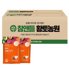 참앤들황토농원 NFC ABC주스, 70ml, 100포
