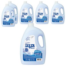 피죤 레귤러 섬유유연제 블루비앙카 본품, 2.9L, 6개
