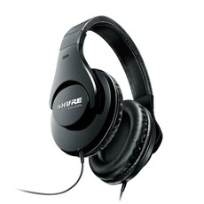 SHURE 舒爾 耳機, 黑色的, SRH240A
