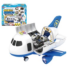Kids One Toy兒童空警警察飛機玩具組, 藍色