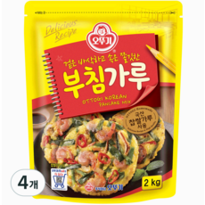 오뚜기 부침가루, 2kg, 4개