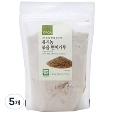 올가홀푸드 유기농 볶음 현미가루, 250g, 5개