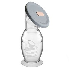 haakaa 新手媽媽實用二件組 Set 真空集乳器+矽膠防塵灰蓋 100ml, 1組, 灰色