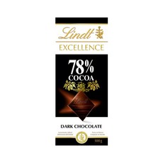 EXCELLENCE 極醇系列 78% 黑巧克力, 高品質, 纖薄, 100g, 1片