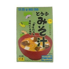 味島 素食豆腐味噌湯 8包, 10g, 1盒