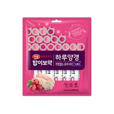 하림펫푸드 밥이보약 캣 하루양갱 간식 걱정없는 유리너리 28p, 닭고기, 224g, 1개 - 하루양갱