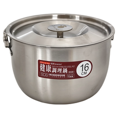 潔豹 健康316調理鍋, 16cm, SUS 316不銹鋼, TH-03639, 1個