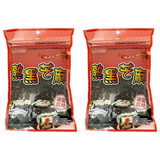 耆盛食品 熟黑芝麻, 220公克, 嚴選食材, 涼拌小菜/壽司/飯糰適用, 220g, 2包