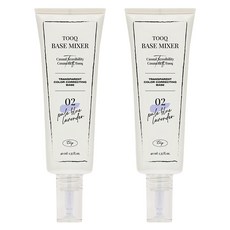 투크 트렌스페어런트 컬러 코렉팅 수채화 베이스 40ml, 02페일블루라벤더, 2개