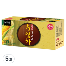 NOKCHAWON 綠茶園 玉米鬚茶, 小包裝設計 攜帶方便 飯後好伴侶, 1.5g, 100包, 5盒