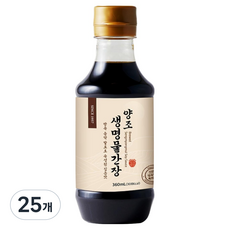 신앙촌 양조 생명물간장, 360ml, 25개