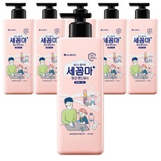 세균아꼼짝마 온더바디 핸드워시 파우더향, 480ml, 6개