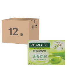 PALMOLIVE 棕欖 香皂蘆薈保濕 Set 6, 含蘆薈及橄欖精華, 115g, 12個