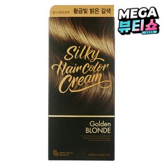 더페이스샵 스타일리스트 실키 헤어 컬러 크림, 황금빛밝은갈색, 1개 황금빛 밝은 갈색, 1개