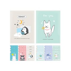 영아트 초등노트 1-2무제 17줄, 랜덤 발송, 20개입