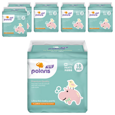 polaris 輕薄褲型尿布, 3XL, 108片