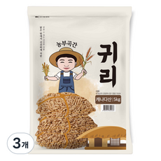 농부곡간 캐나다산 귀리, 5kg, 3개