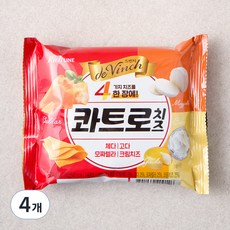 남양유업 콰트로 치즈 12매입, 204g, 4개