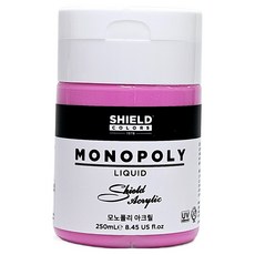 SHIELD 壓克力顏料, 250ml, 1種, 619 Medium Magenta