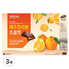 제키스 제주 한라봉 초콜릿, 192g, 3개