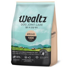 웰츠 독 관절케어 건식사료, 뼈/관절강화, 6kg, 1개