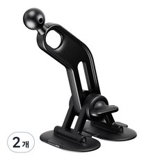 신지모루 차량용 파노라마 마운트 거치대, 2개, 블랙 2개, 블랙