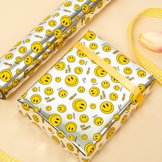 Good Given Happy Smile 金屬卷包裝紙, 銀, 1個