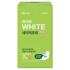 화이트 네이처포레 울트라 대형 생리대 날개형, 32개입, 1개