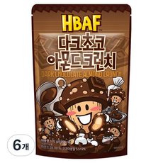 바프 다크초코 아몬드 크런치, 6개, 170g