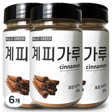 헬로우그린 계피 가루, 80g, 6개