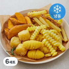 지엔씨푸드 스페셜 벨지안 모듬감자 5종 세트 400g (냉동), 6세트