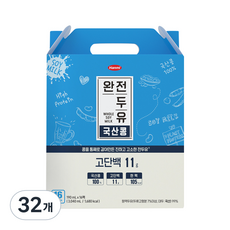 한미 완전두유 국산콩 고단백, 190ml, 32개