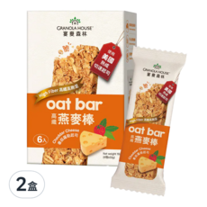 GRANOLA HOUSE 宴麥森林 燕麥棒 番茄羅勒起司 Set 6, 高纖, 192g, 2盒