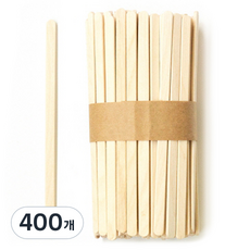 모엔드 왁싱재료 우드 스파츌라 디테일 S, 400개