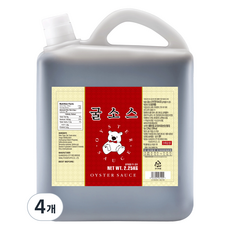 이엔푸드 굴소스, 2.25kg, 4개